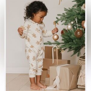 Rylee and Cru gingerbread man button up